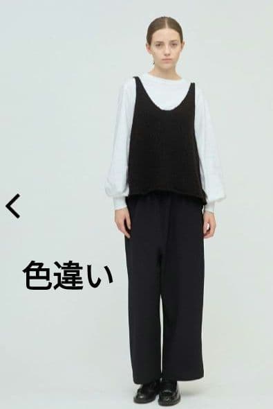 ミズイロインド mizuiroind リリーヤーンベスト グレー