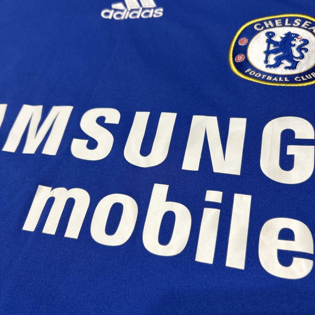 adidas サッカー　プレミアリーグ　チェルシー ホームユニフォーム　刺繍ロゴ