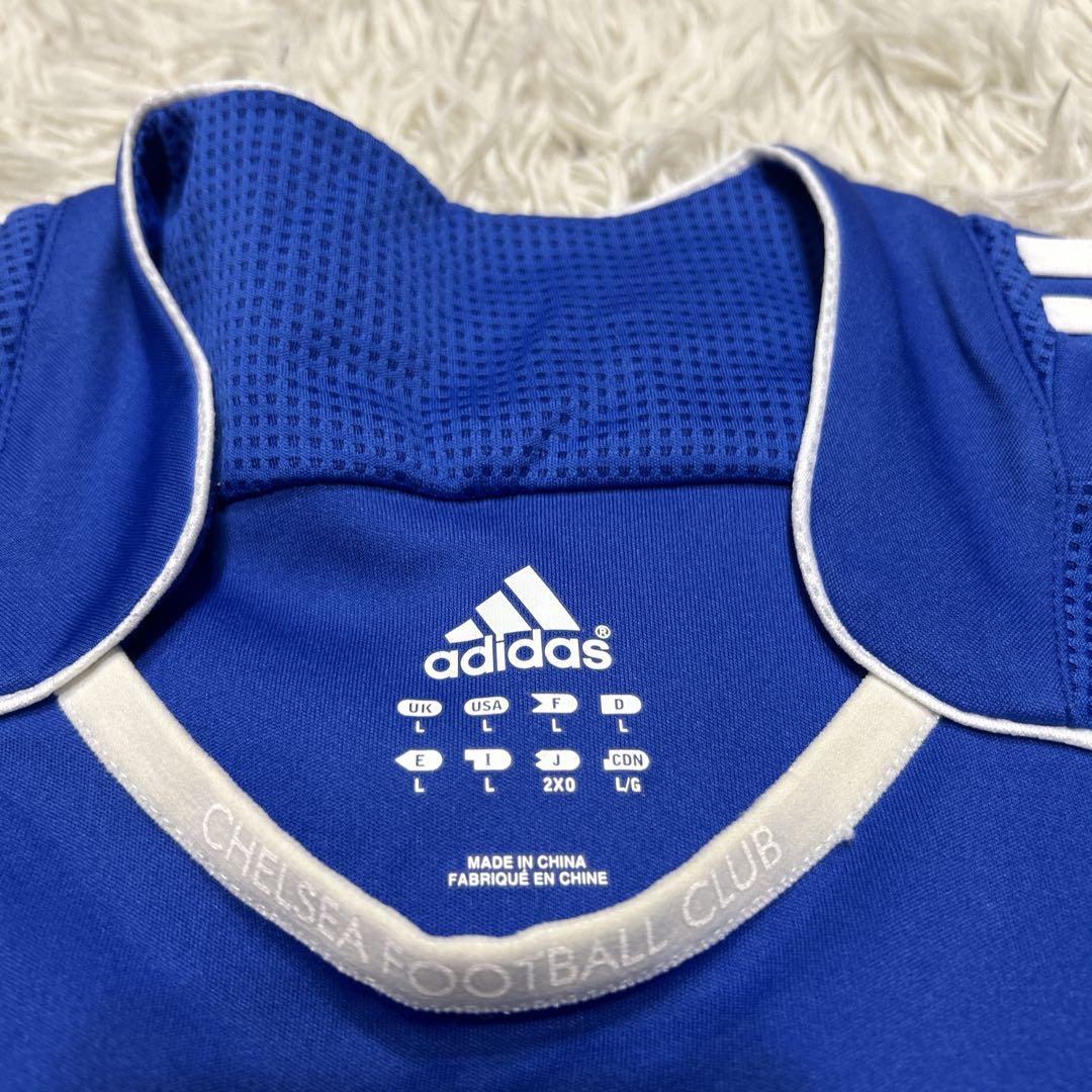 adidas サッカー　プレミアリーグ　チェルシー ホームユニフォーム　刺繍ロゴ