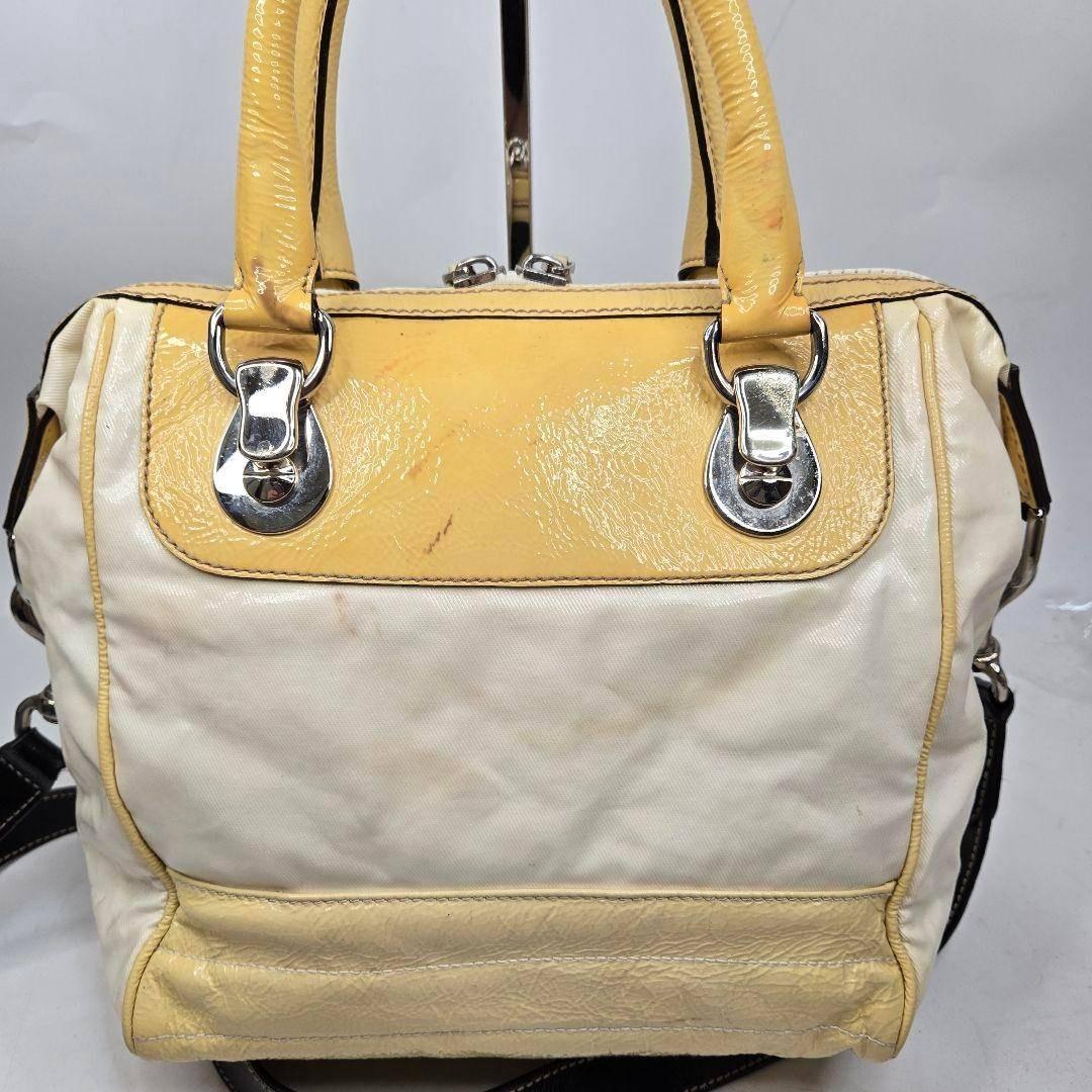 美品 GUCCI 2way レザーショルダーバッグ ハンド インターロッキング