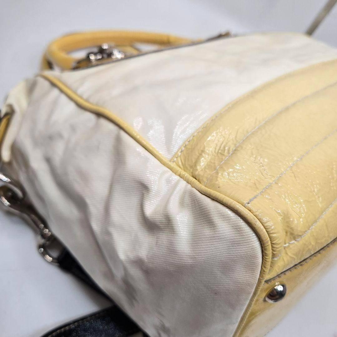 美品 GUCCI 2way レザーショルダーバッグ ハンド インターロッキング
