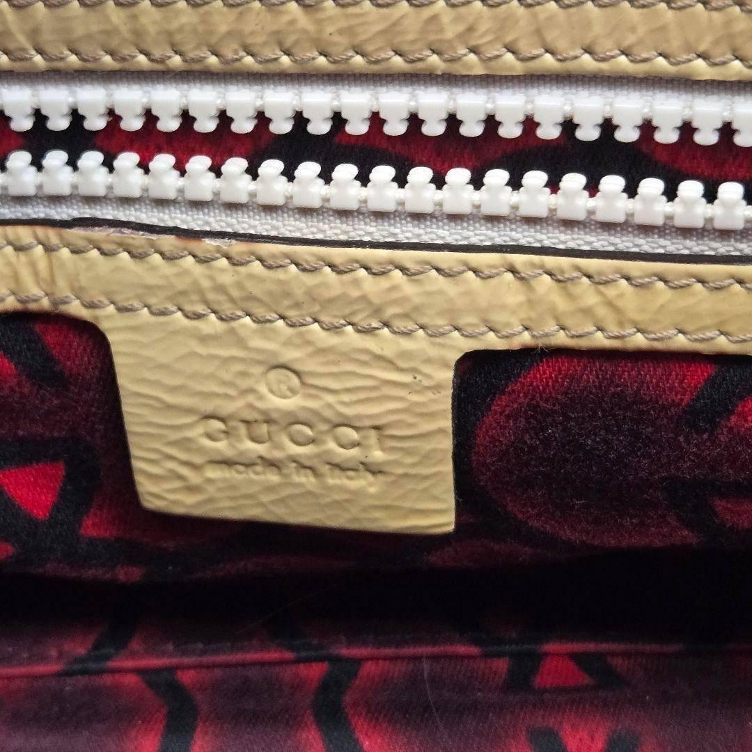 美品 GUCCI 2way レザーショルダーバッグ ハンド インターロッキング