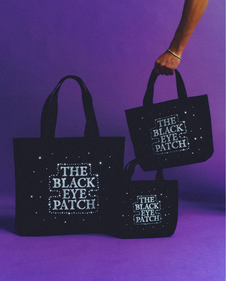 ラスト❗️ブラックアイパッチ　blackeyepatch トートバッグ　ブラック
