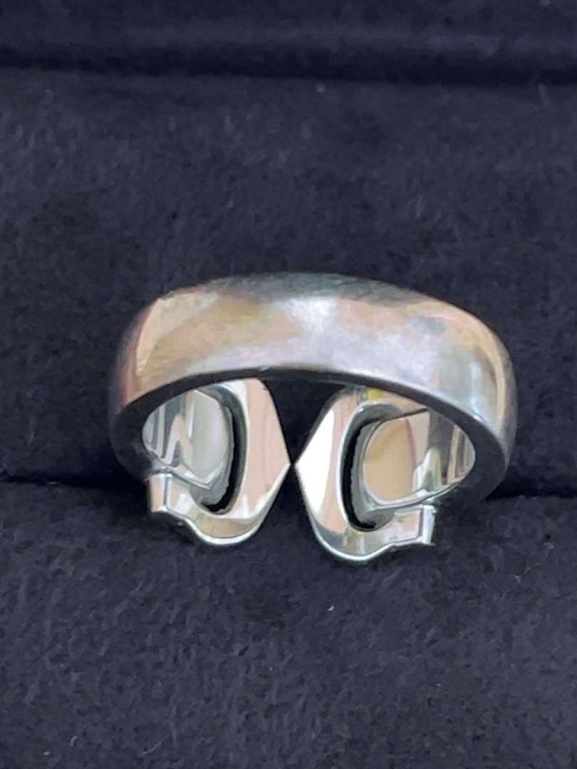 Cartier リング 2C ブークルセ K18WG ダイヤモンド 8号