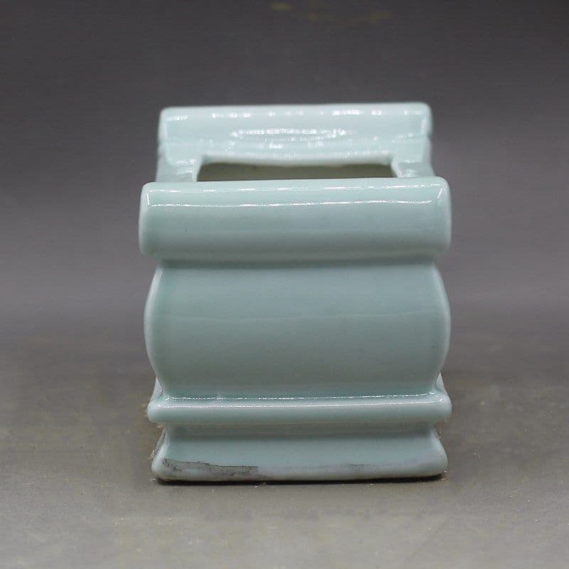 宋汝窯青釉白玉彫刻香炉 景徳鎮 陶磁器 装飾品 現代工芸品 美術品 置物