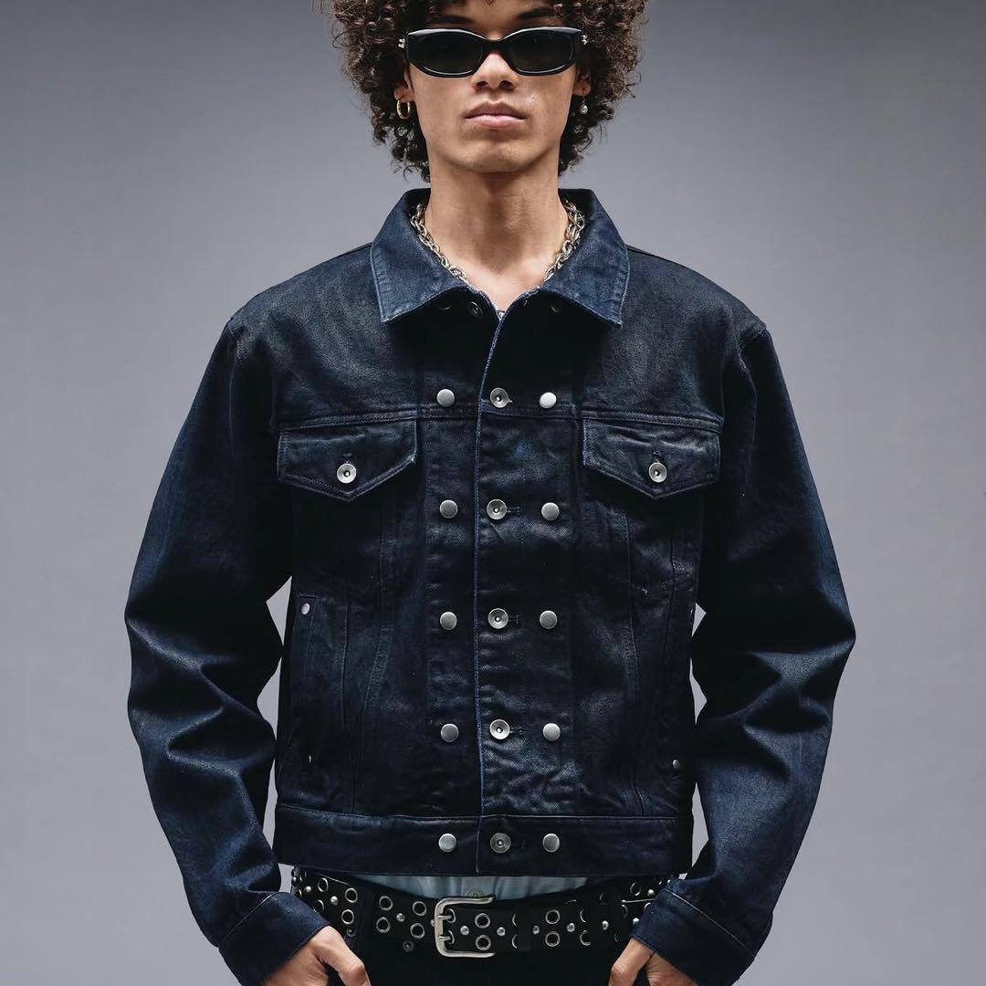 ANDER HUNK アンダーハンク デニムジャケット S インディゴブルー