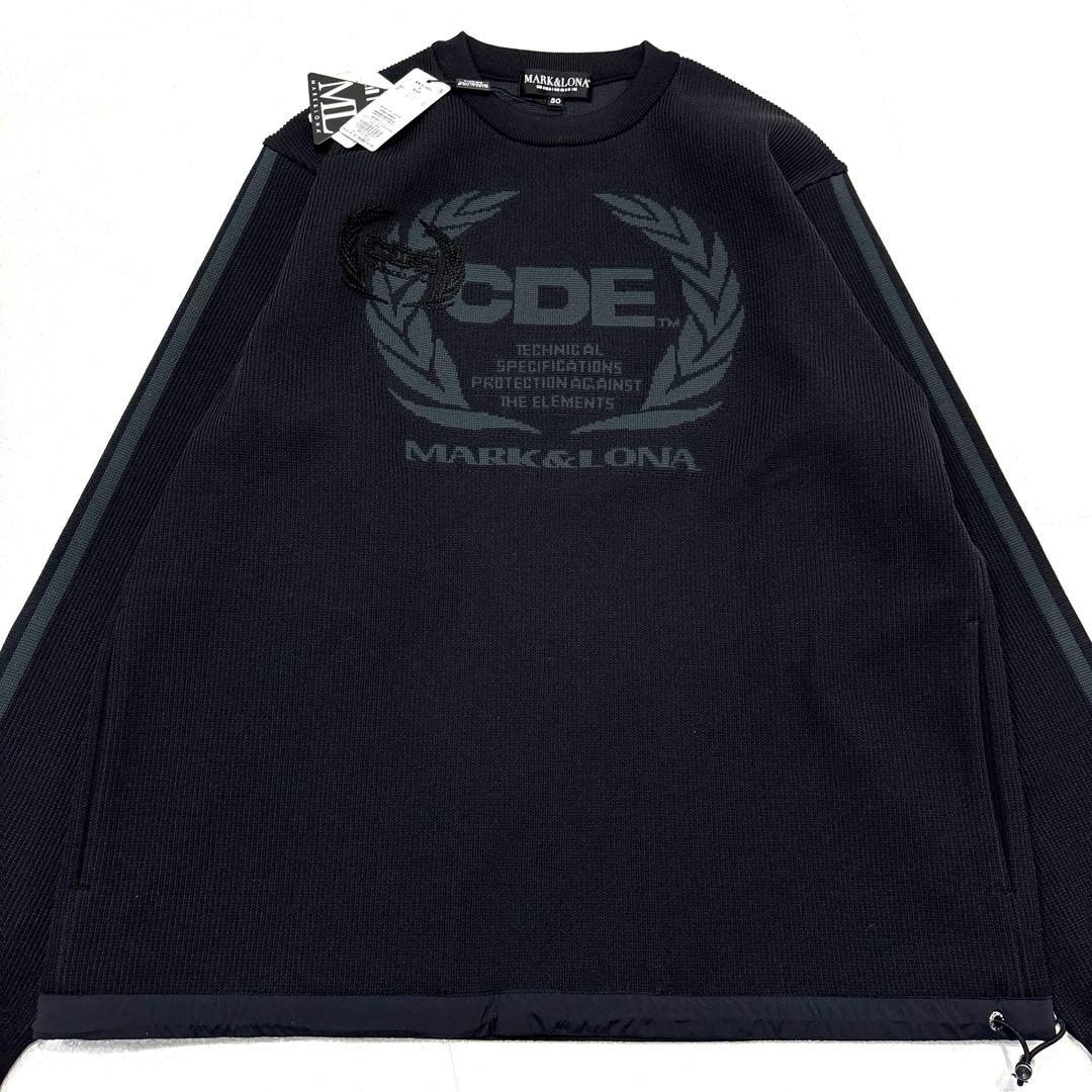 専用【新品未使用/タグ付/24AW /XL】マークアンドロナ　プルオーバー　黒