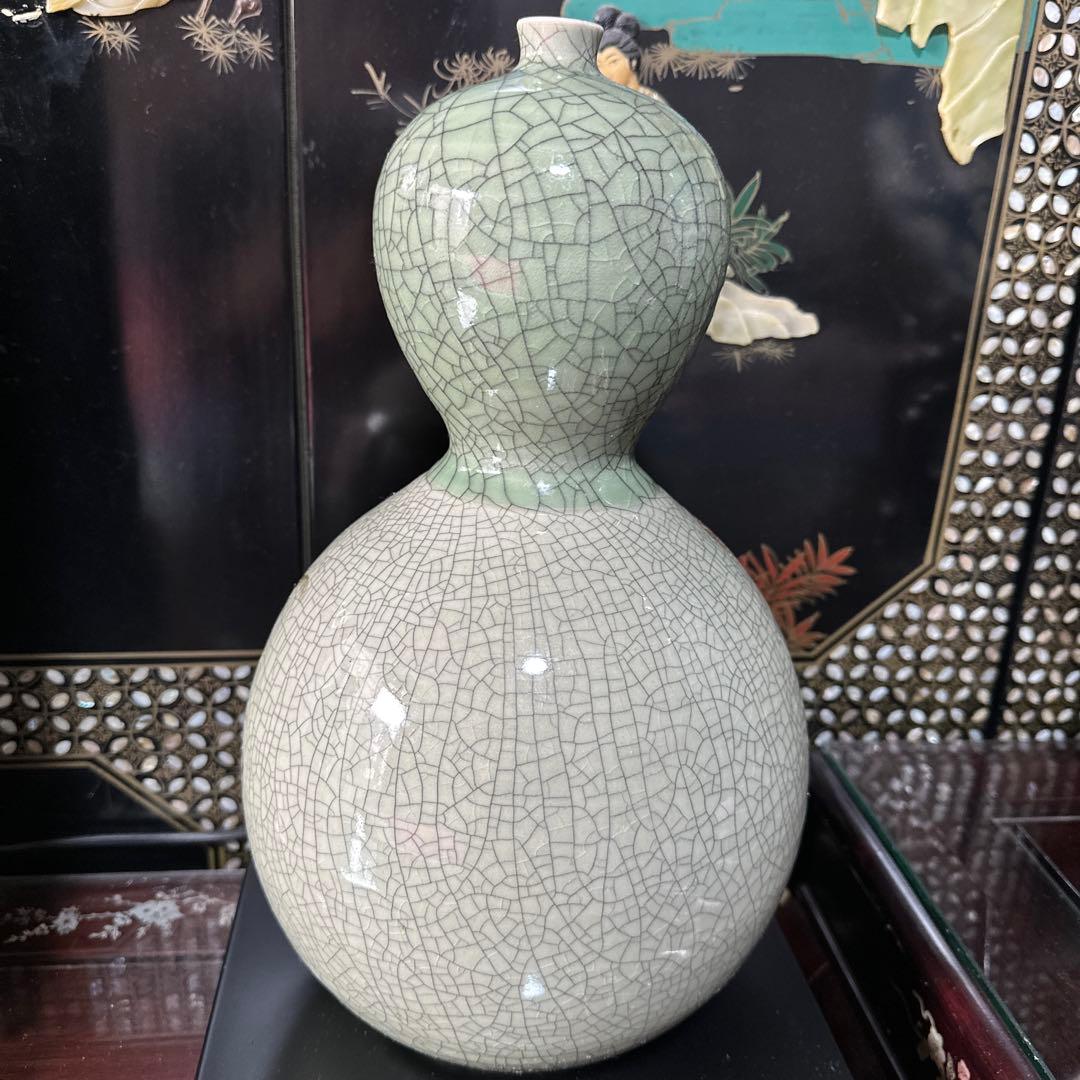 馬のデザインの骨董品　相馬焼 陶器の壺