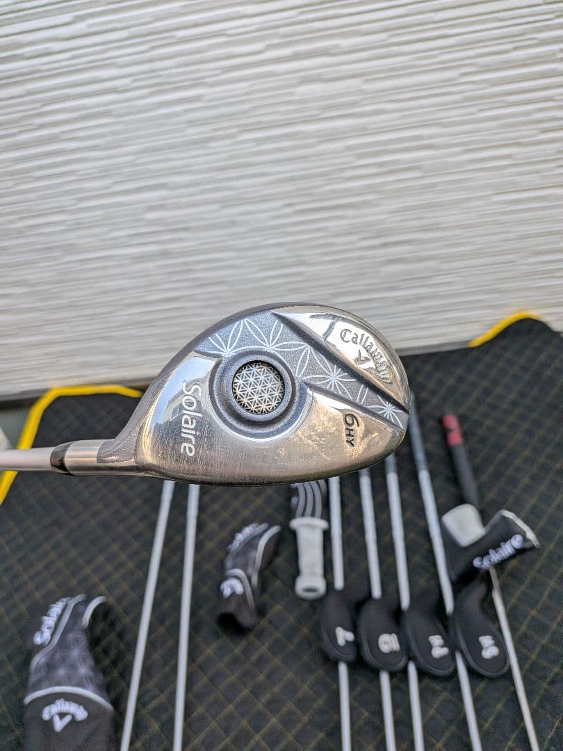 い*い様 Callaway Solaire ゴルフバッグ 黒/グレー　おまけ付