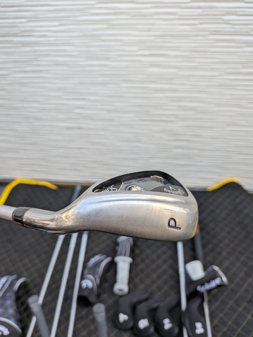 い*い様 Callaway Solaire ゴルフバッグ 黒/グレー　おまけ付