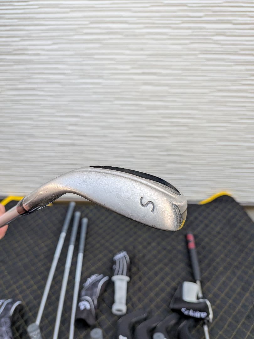 い*い様 Callaway Solaire ゴルフバッグ 黒/グレー　おまけ付