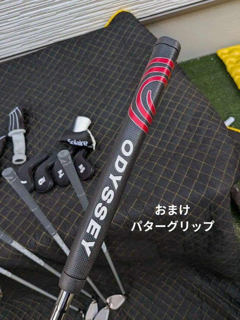 い*い様 Callaway Solaire ゴルフバッグ 黒/グレー　おまけ付