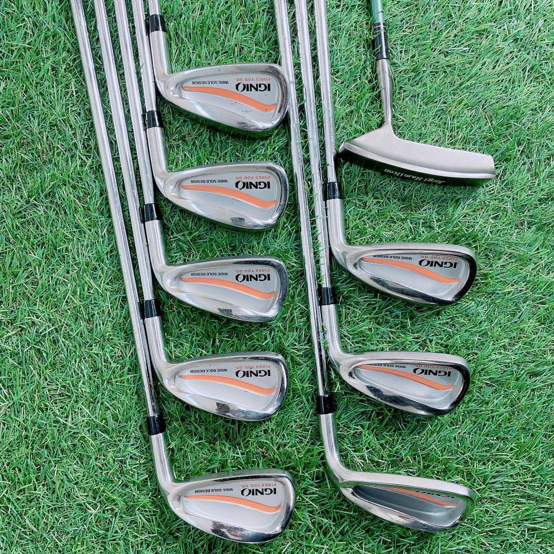 即コースデビュー　ゴルフクラブ フルセット PING入り 初心者 M2657