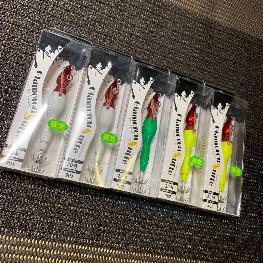 グラマラスッテ　20号　5セット　アニサキスッテ　ともぐいスッテ　イカメタル