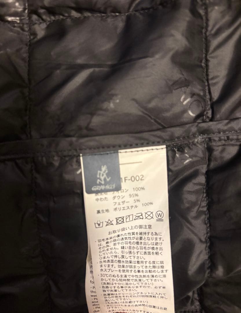 美品【GRAMICCI】グラミチTAIONタイオン　コラボ　ダウンベストXXL
