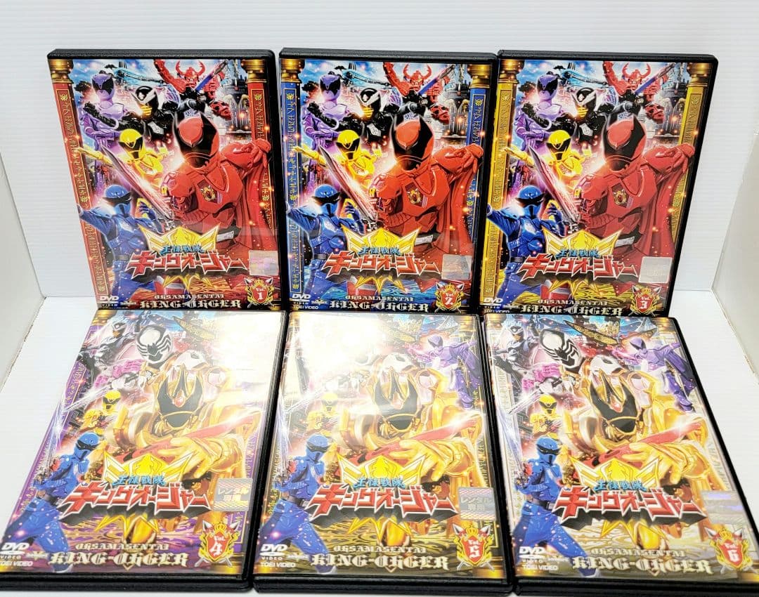 【新品ケース】王様戦隊 キングオージャー DVD12巻+映画1本　DVD全14巻