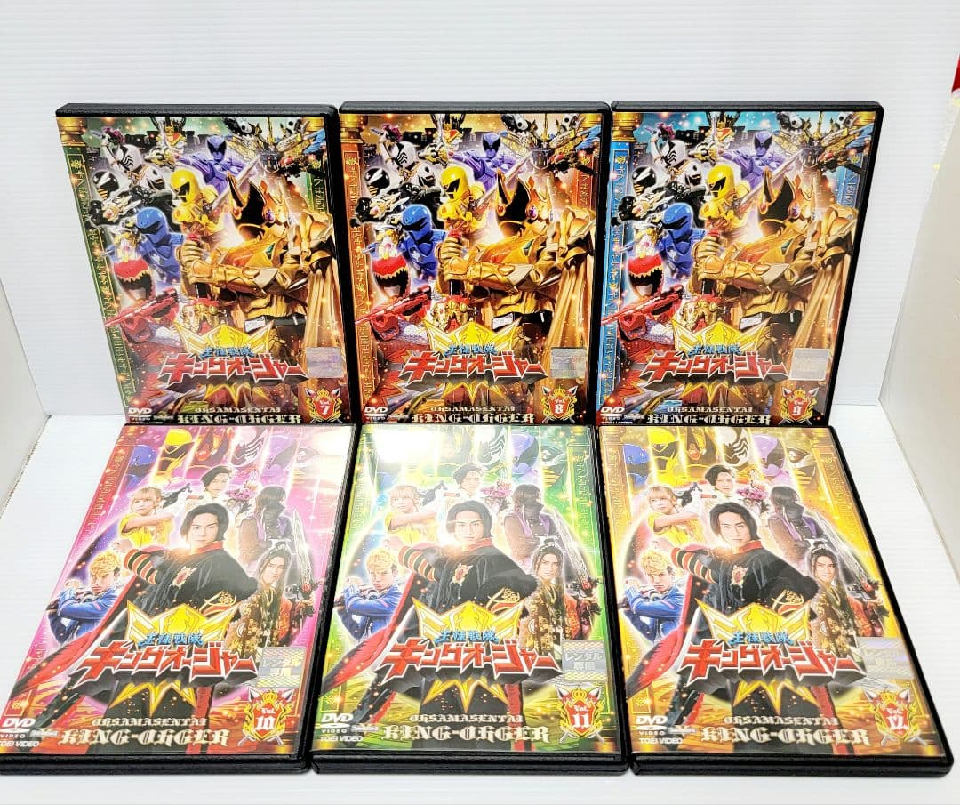 【新品ケース】王様戦隊 キングオージャー DVD12巻+映画1本　DVD全14巻