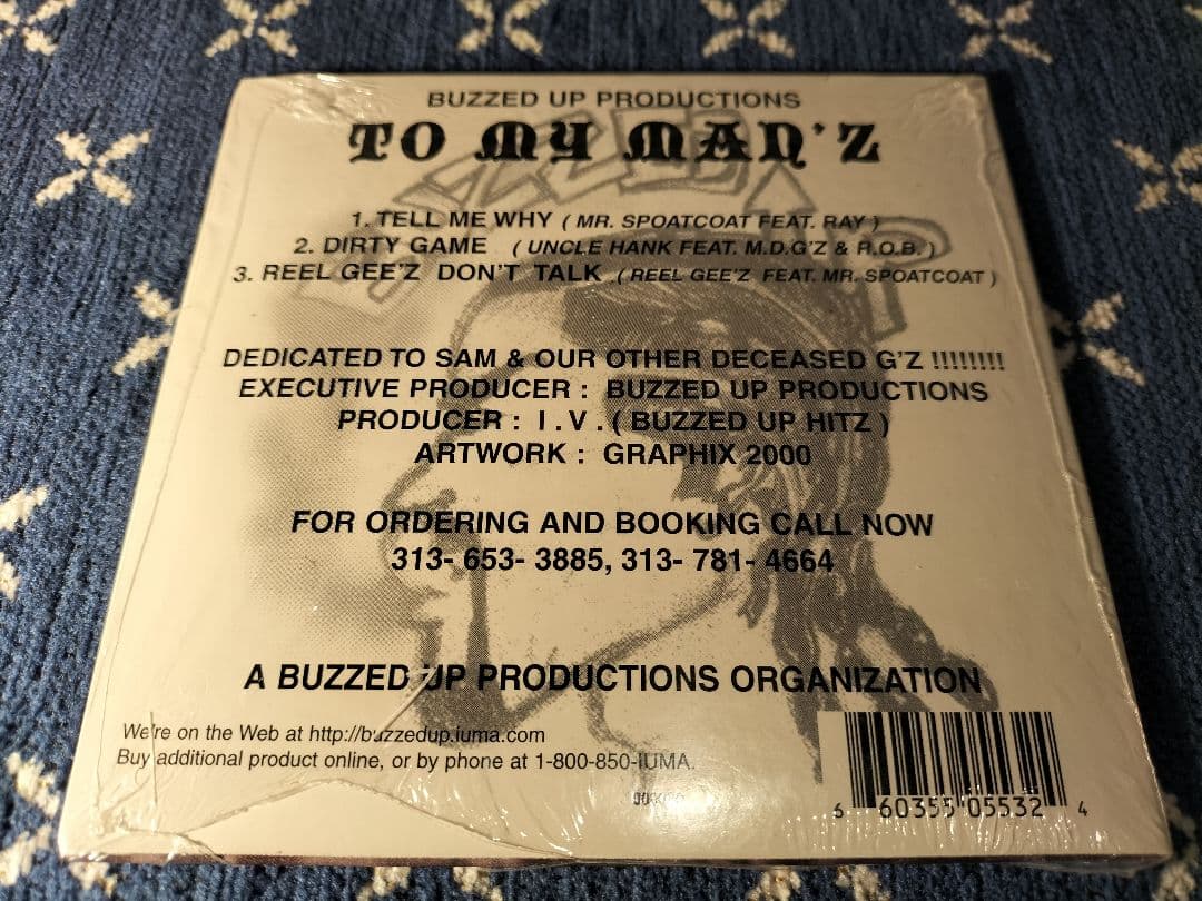 洋楽 TO MY MAN'Z THE BUZZED UP FAMILY g-rap