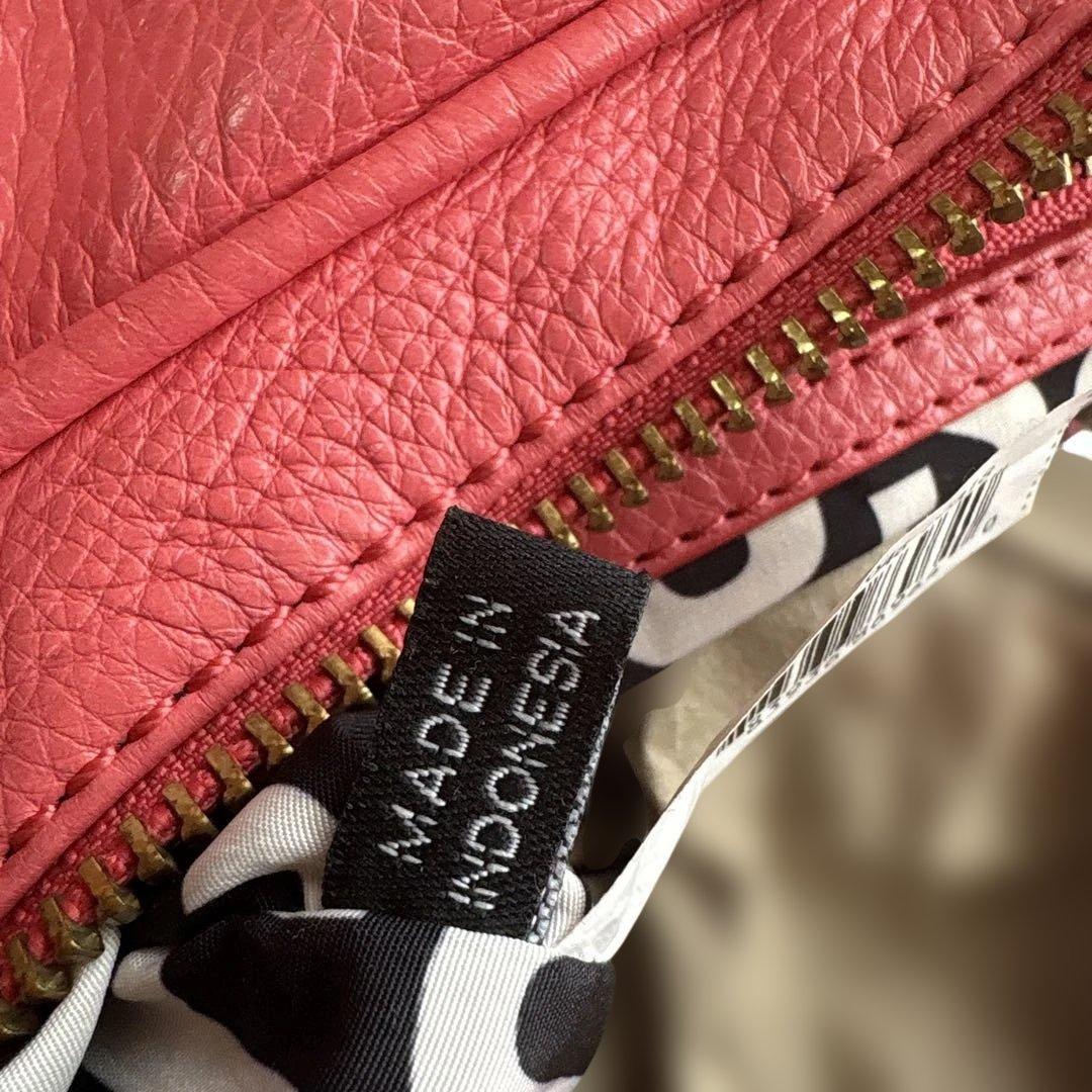 MARC BY MARC JACOBS バック シボ革2way コーラルオレンジ