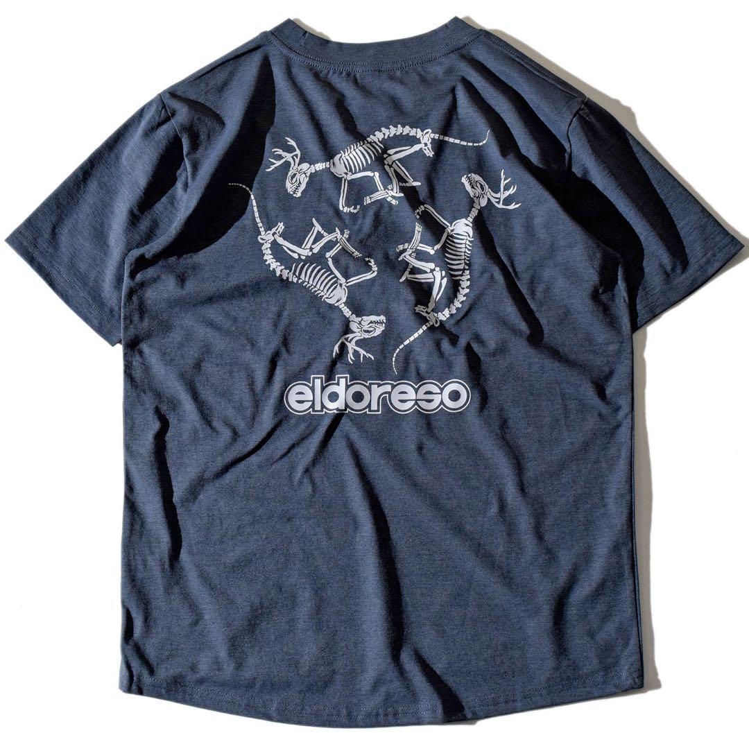 エルドレッソ　Tシャツ　L Bone Dinosaur Tee(Gray)