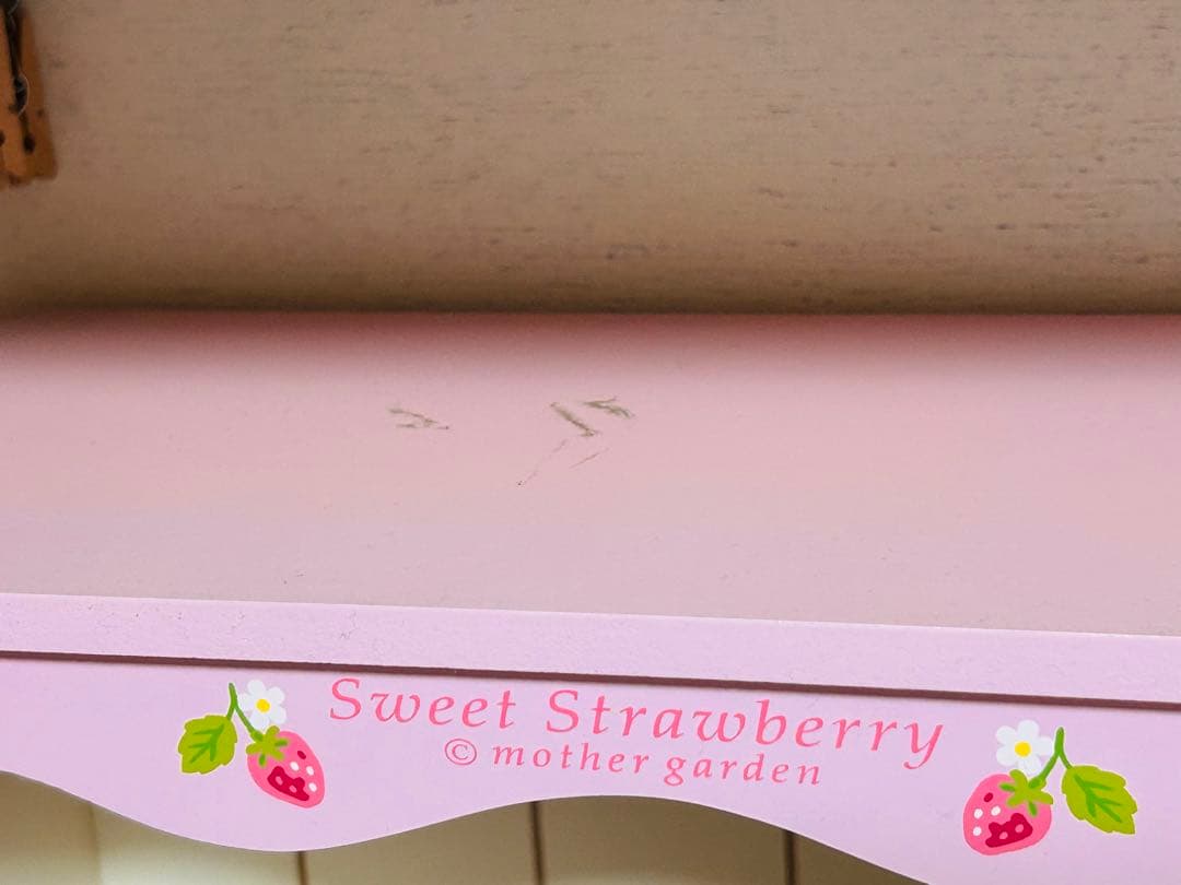 マザーガーデン Sweet Strawberry 苺 飾り棚 2個