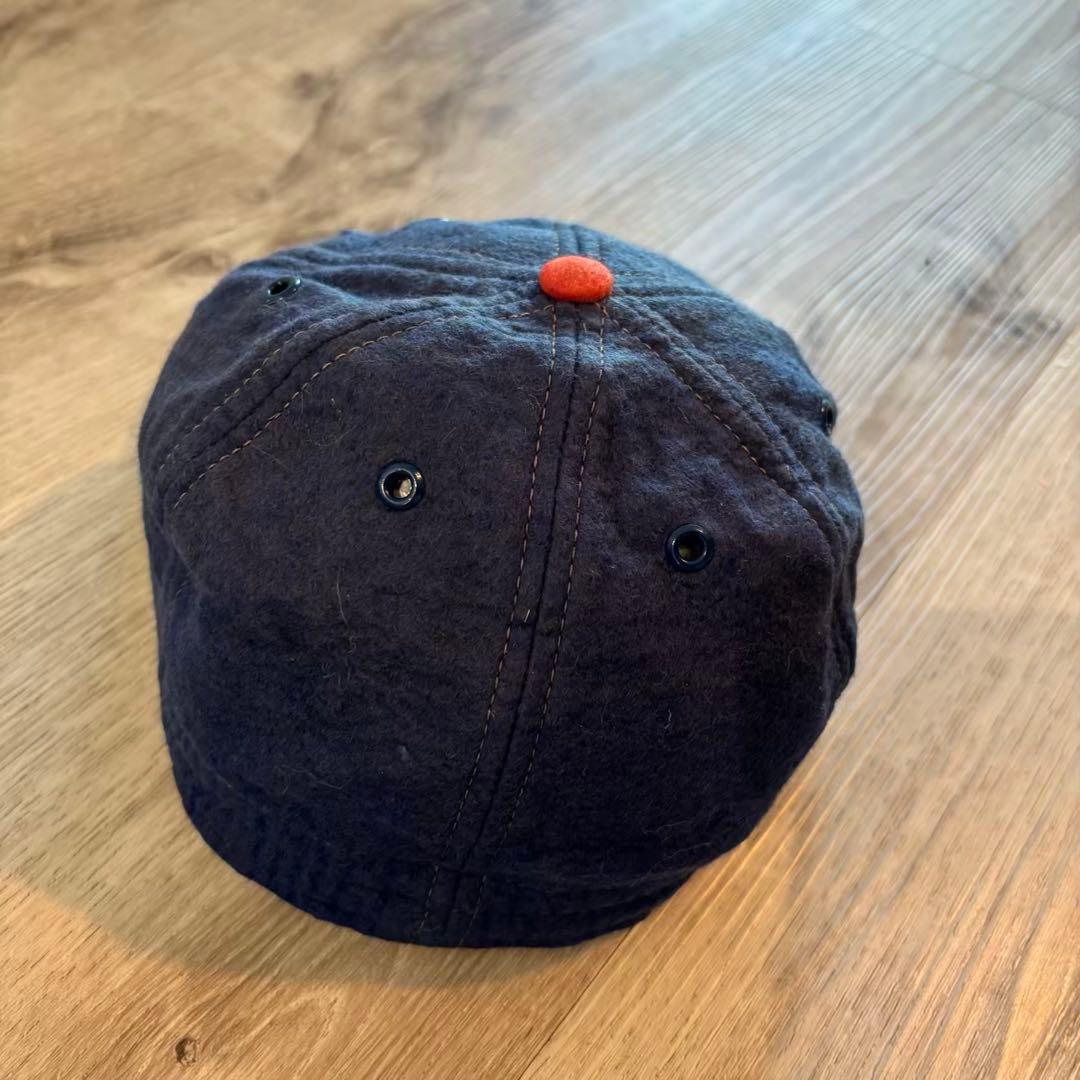 【MLB】80s USA製 カブス レザーSWB 古着CAP#497