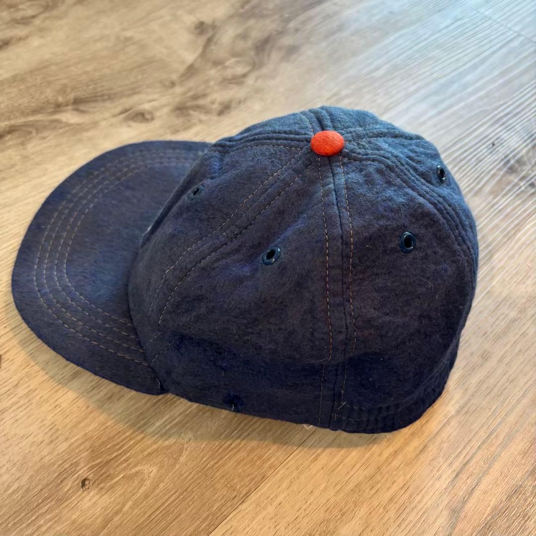 【MLB】80s USA製 カブス レザーSWB 古着CAP#497