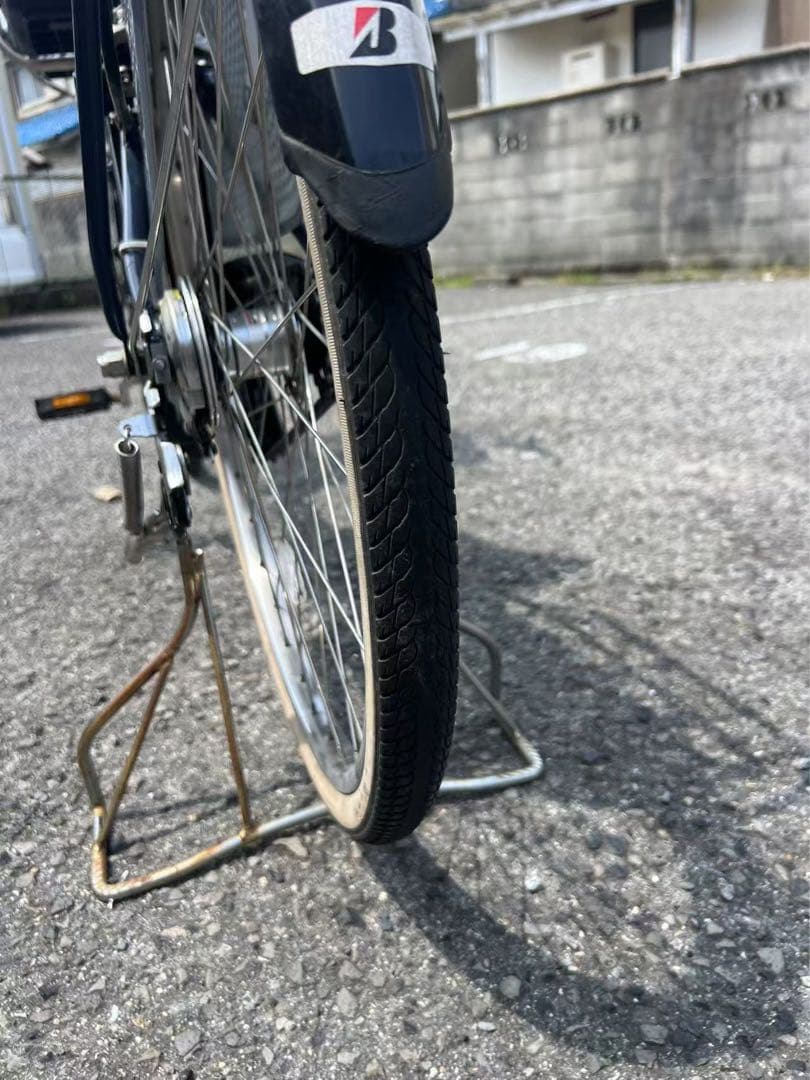 328 BRIDGESTONE 電動アシスト自転車 前22後26インチ 充電器付
