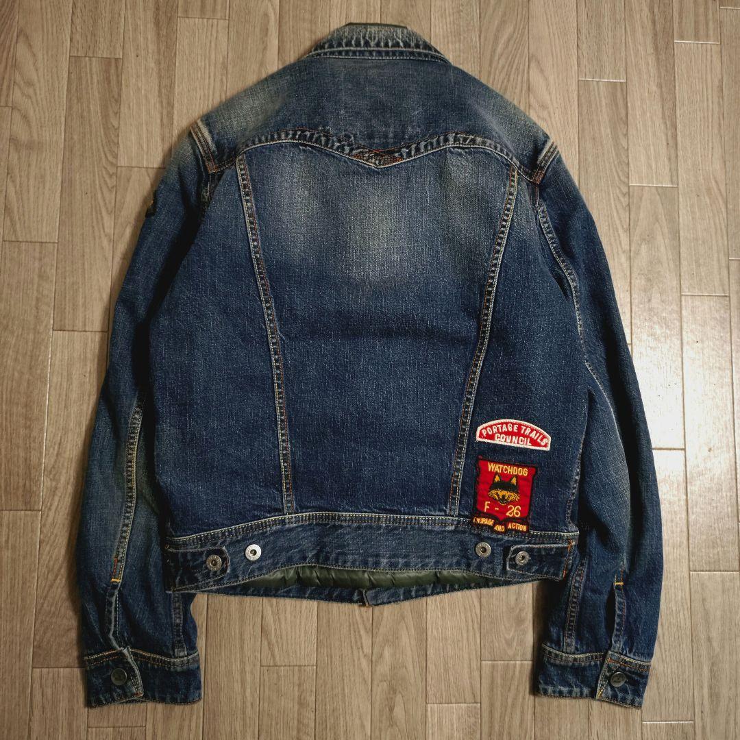限定 完売品 4way Replay リバーシブル デニムジャケット 中綿