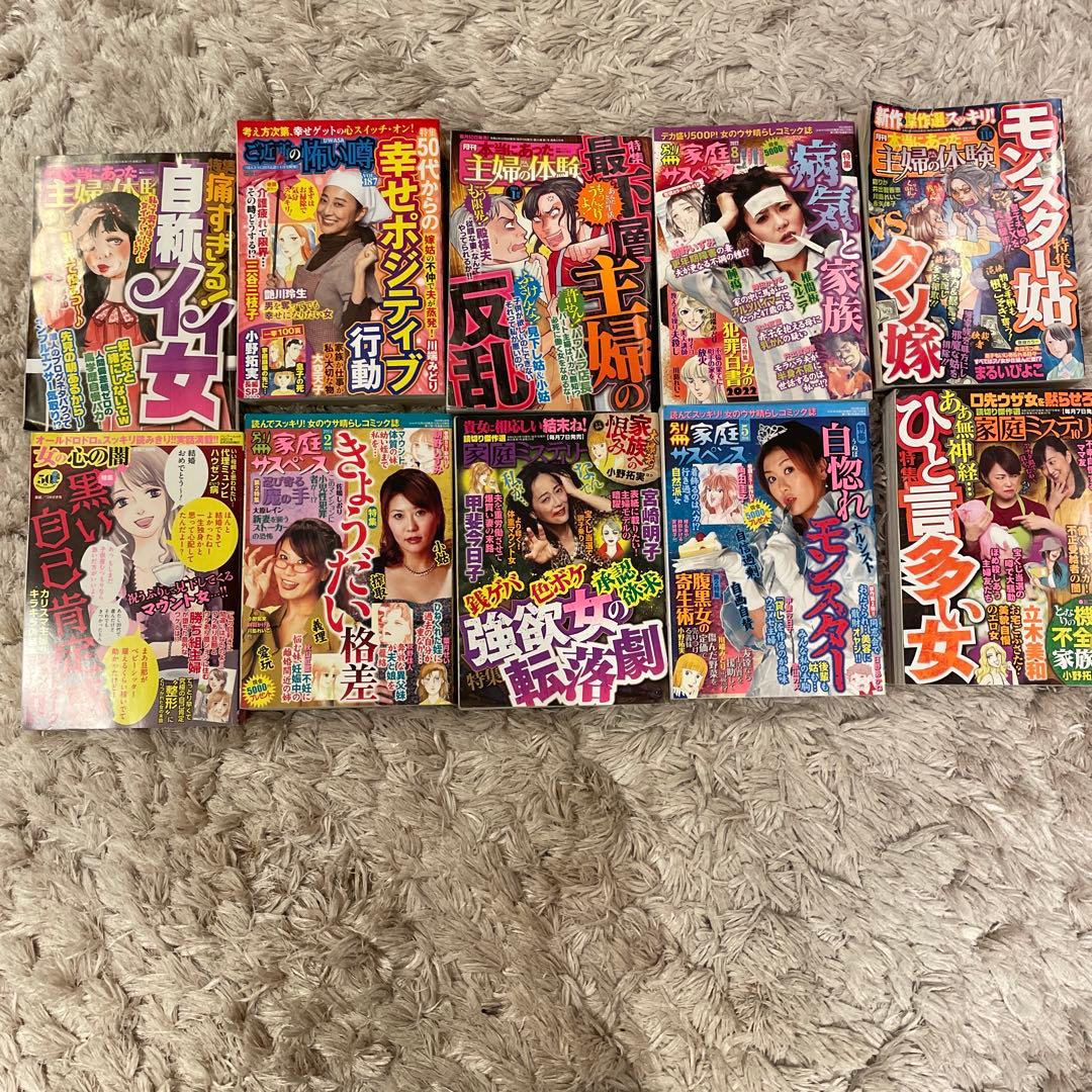 女性漫画雑誌セット 10冊　まとめ売り　レディースコミック　レディコミ