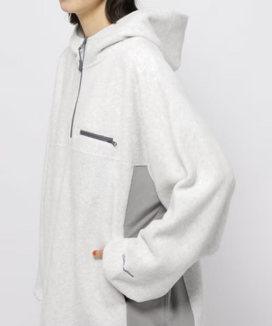 niko and…ソフトフリース切り替えZIPパーカー