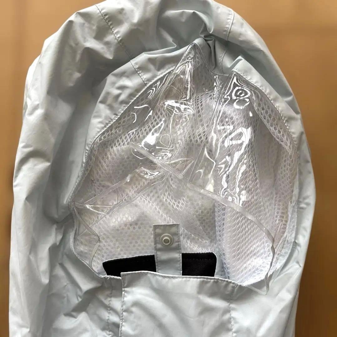 【未使用】トンボ学生服　レインコート　Sサイズ　自転車通学用