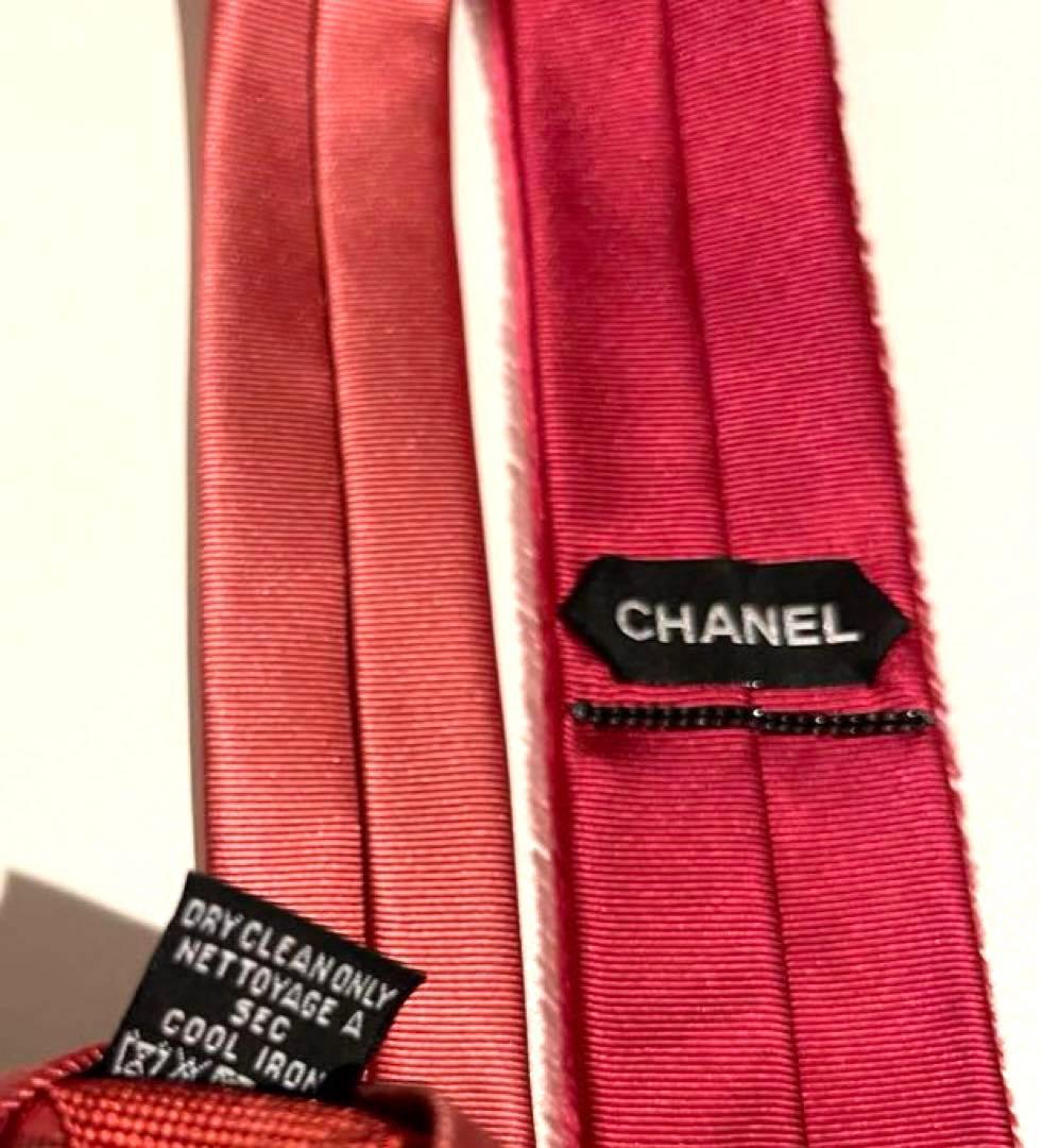 【専用】CHANEL シャネル ネクタイ ココマーク ロゴ シルク