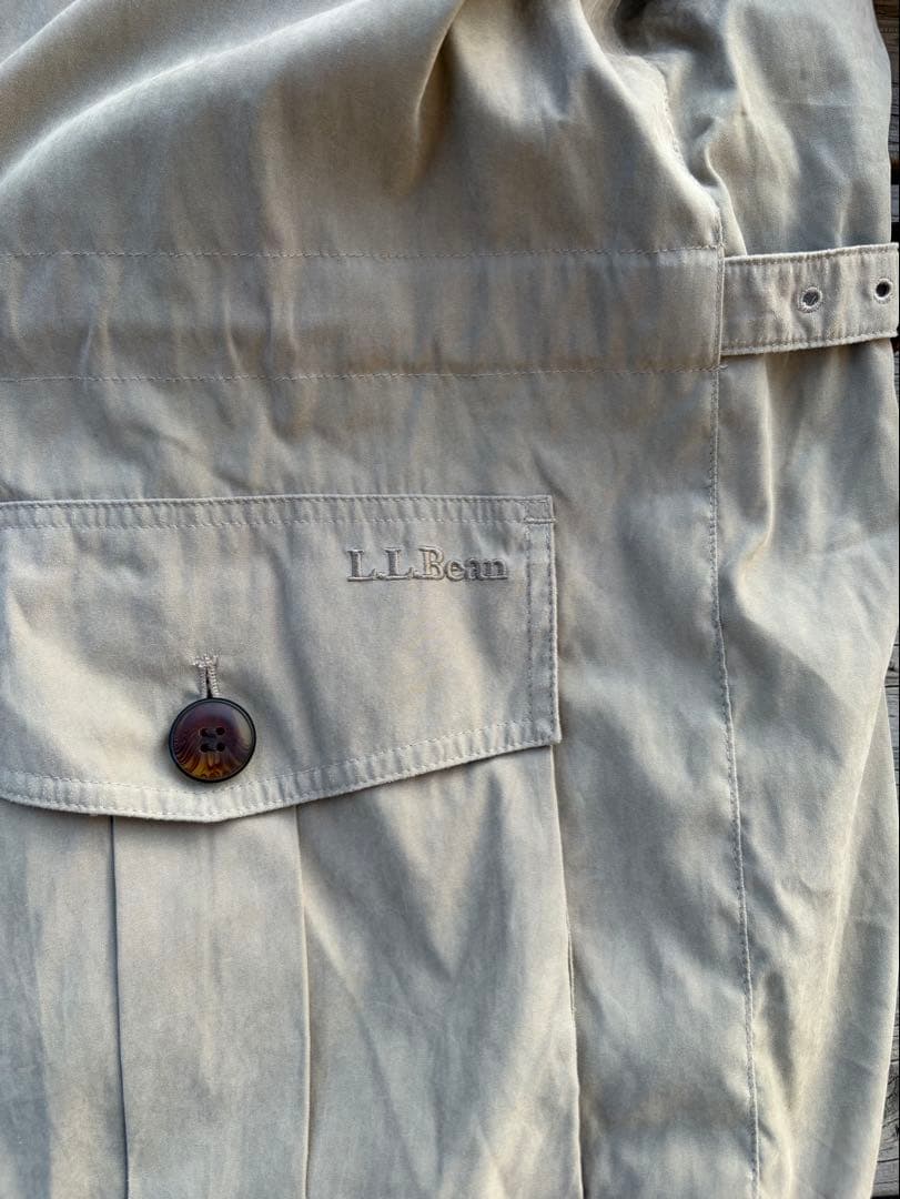 90s L.L.bean フィールドコート ダブルジップ L ベージュ