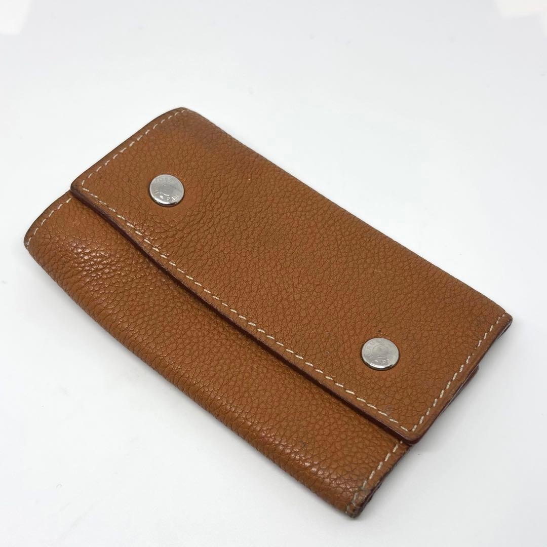 【エルメス】HERMES セリエ 4連キーケース レザー ブラウン 鍵入れ