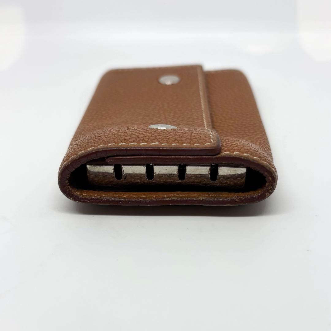【エルメス】HERMES セリエ 4連キーケース レザー ブラウン 鍵入れ