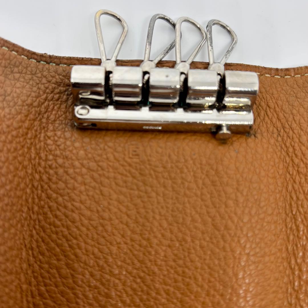 【エルメス】HERMES セリエ 4連キーケース レザー ブラウン 鍵入れ
