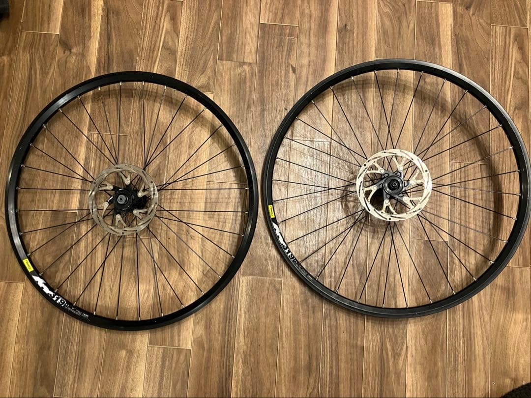 Mavic 27.5インチ MTB ディスクホイールセット ローター付き
