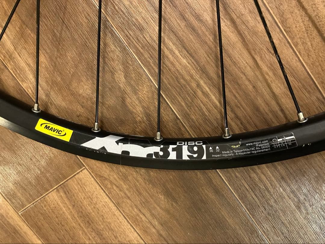 Mavic 27.5インチ MTB ディスクホイールセット ローター付き