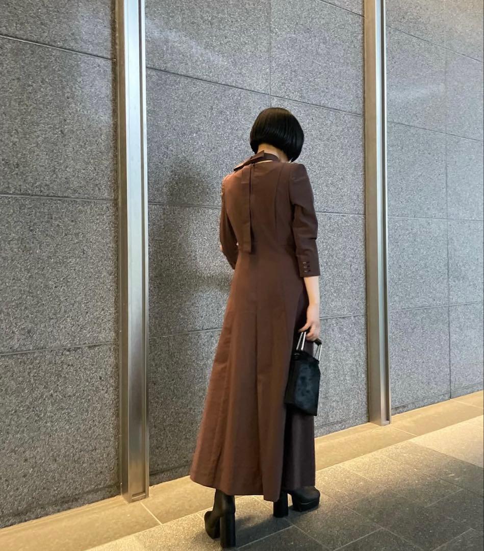 ワンピース amerivintage TRICOT TIE SET DRESS