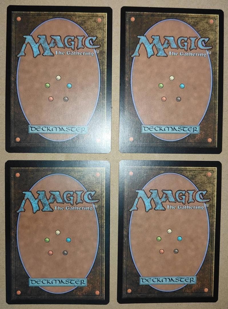 MTG　突然の衰微 サインド　foil 英語　4枚セット　初版