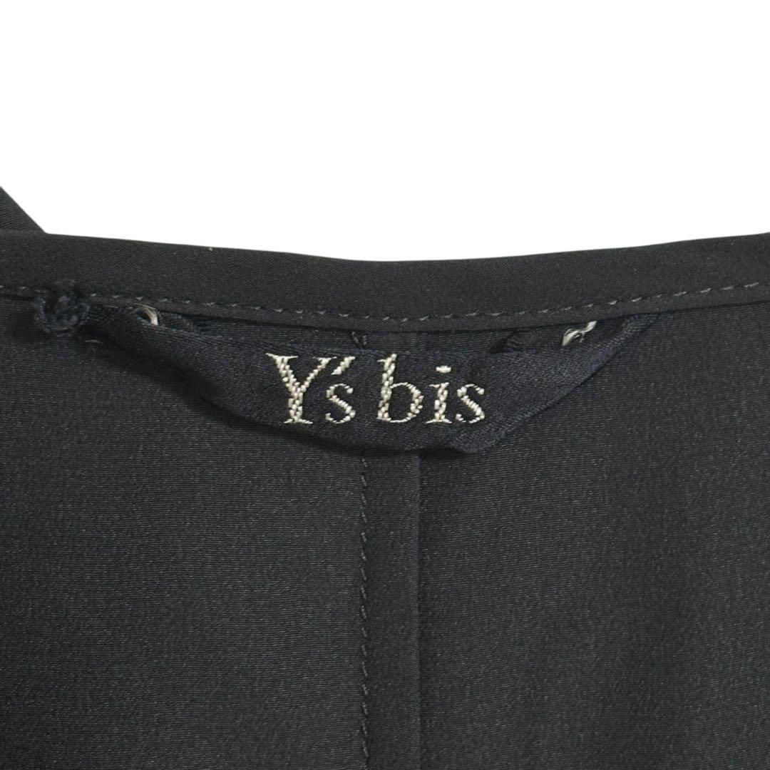 Y’s bis ワイズビス デザインシャツ ブラウス ブラック 日本製 M相当