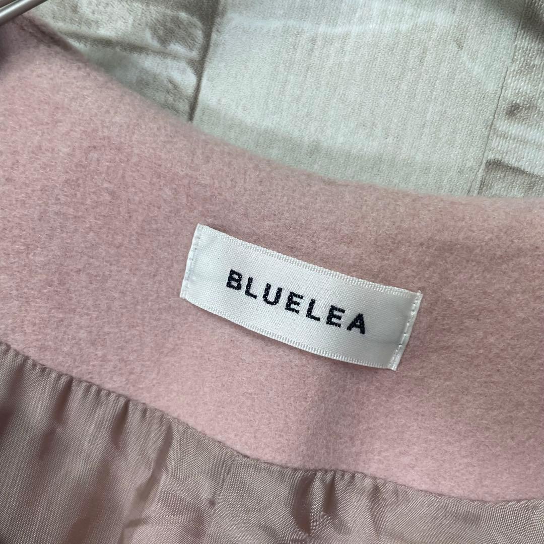 【未使用】Bluelea ブルレア★ファーポケット　ウール　ロングジレ　ピンク