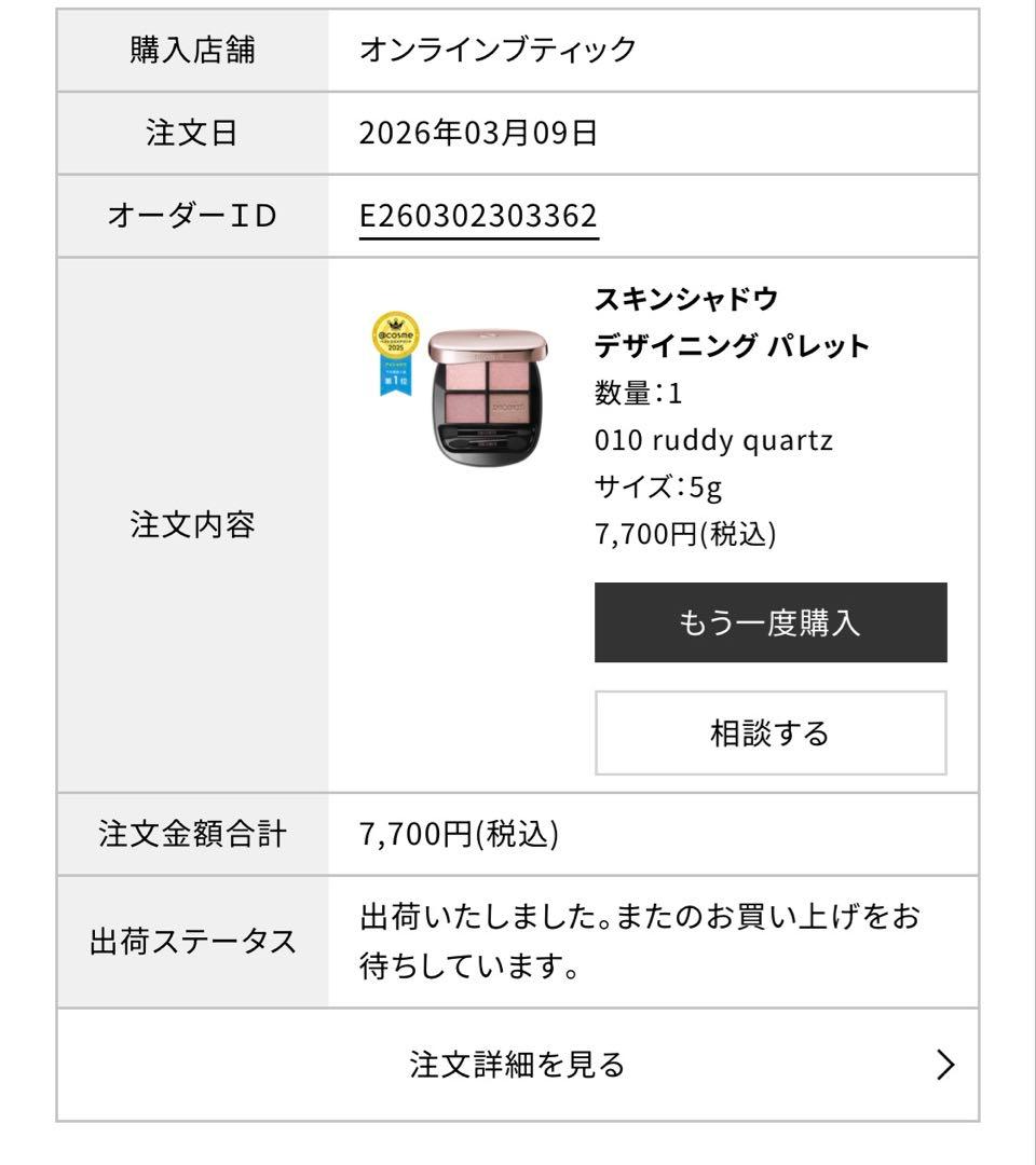DECORTE スキンシャドウ　デザイニングアイパレット10