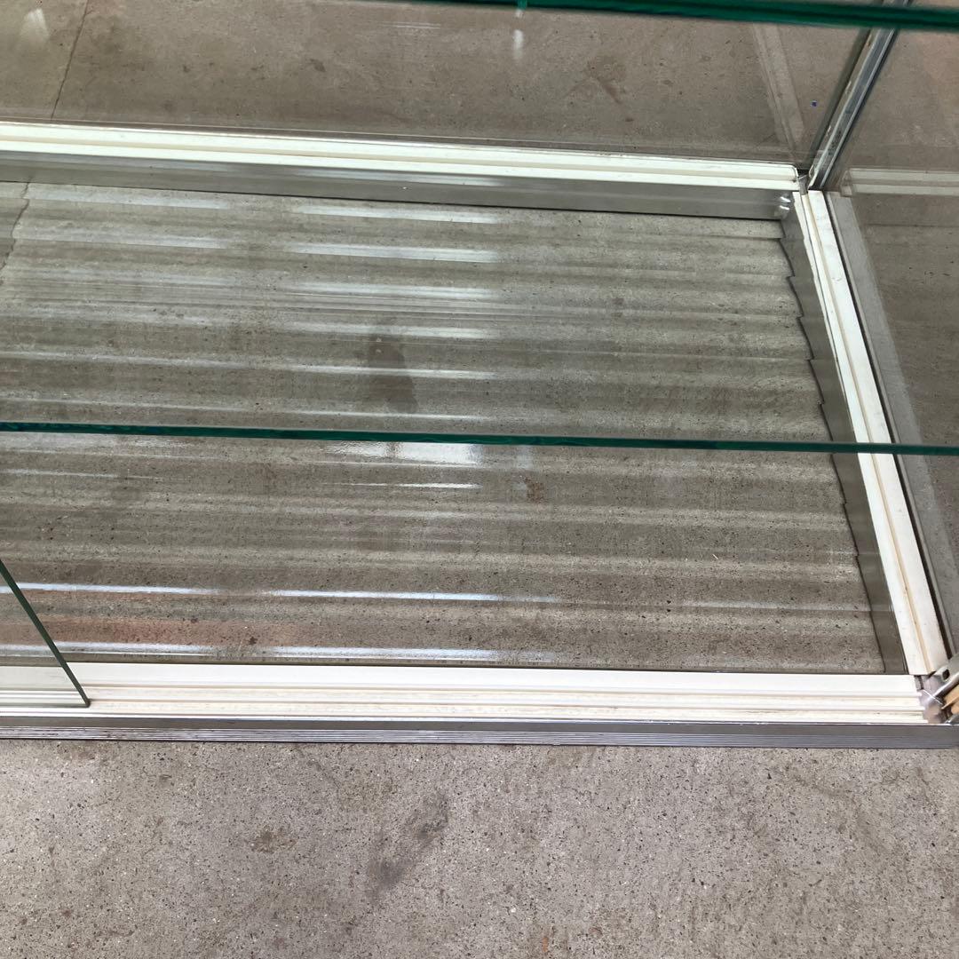 ガラスショーケース 商品棚 昭和レトロ 中古品