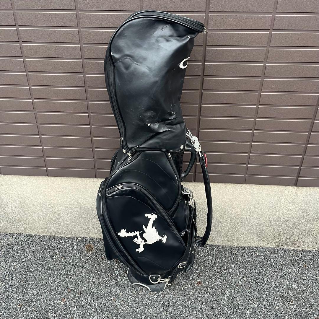 【大人気】OAKLEY オークリー SKULL キャディバッグ 3点式　ブラック