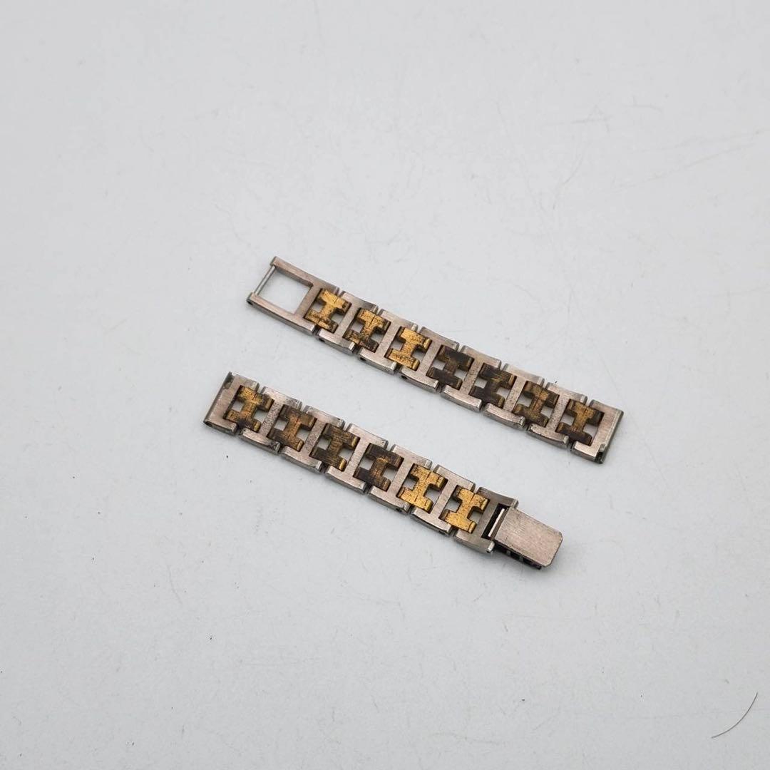 エルメス　クリッパー　Hバンド　腕時計　パーツ　シルバー　ゴールド　Hベルト