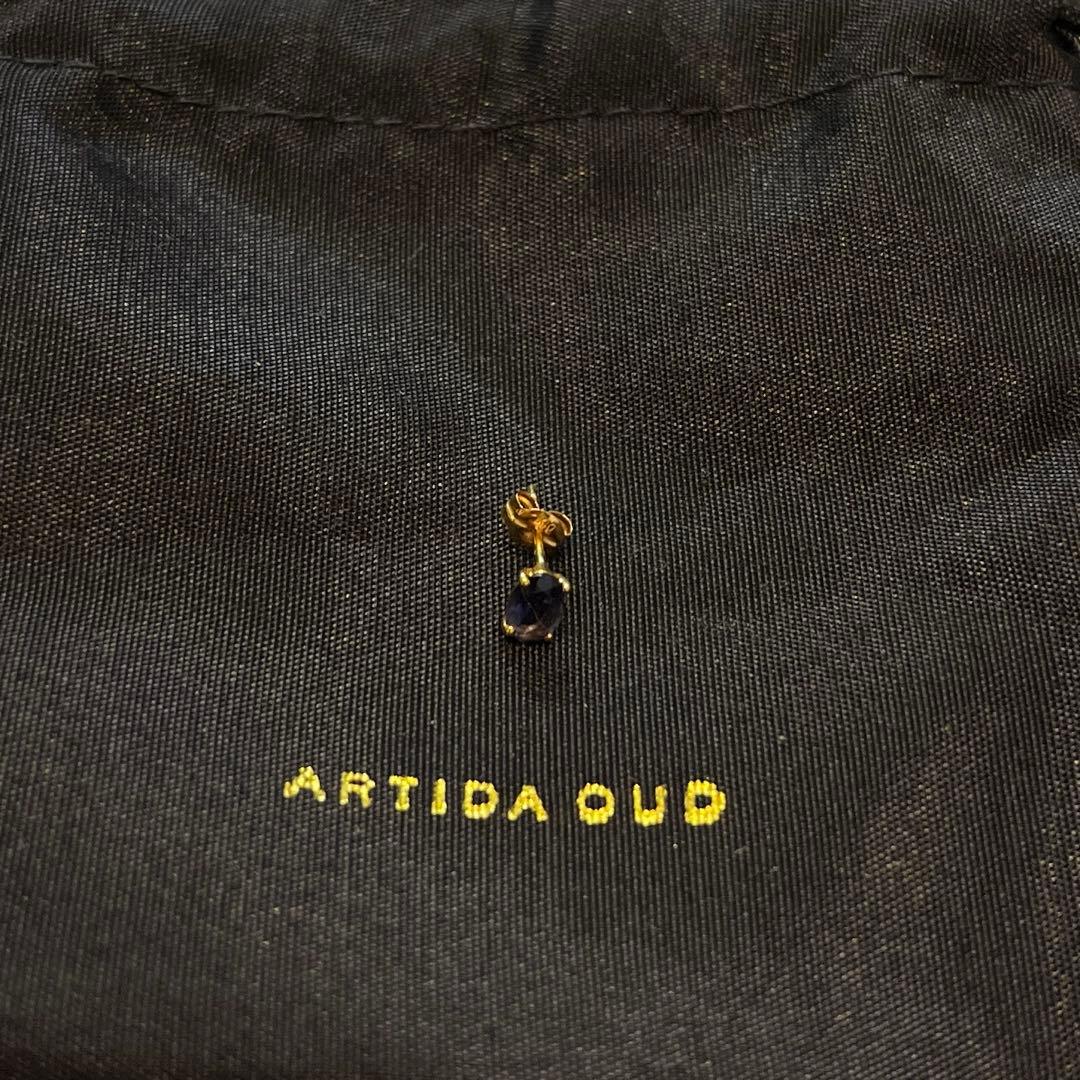 ARTIDA OUDアルティーダウード K10 アイオライトスタッド ピアス
