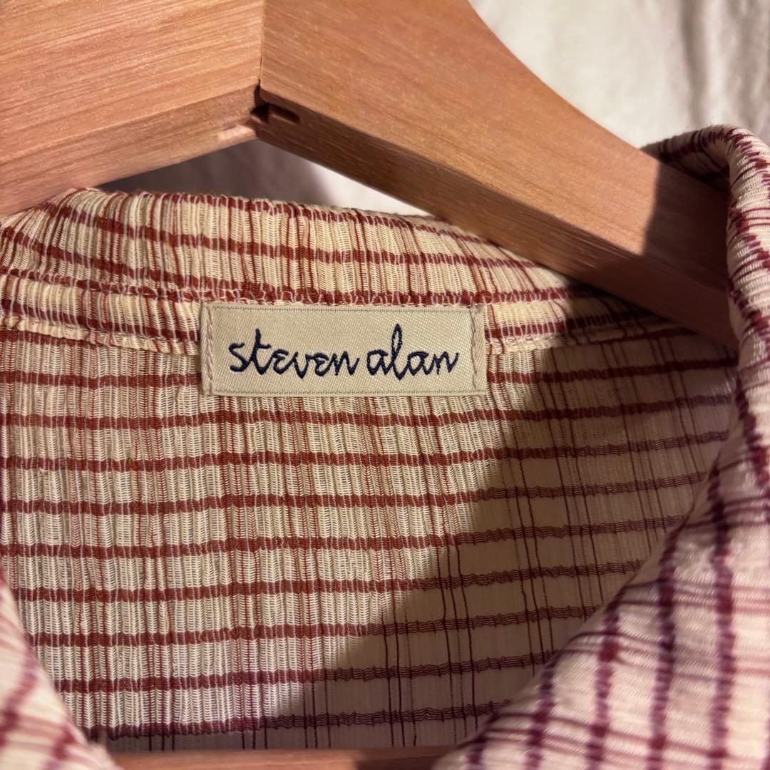 StevenAlan SHIRT ギンガムチェック シャツ