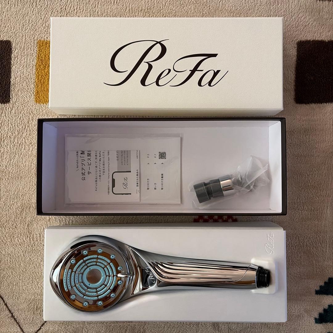 【新品未使用】ReFa ファインバブル U シャワーヘッド シルバー